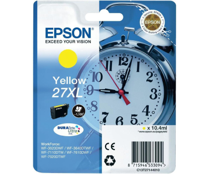 Tusz EPSON 27XLY Yellow 1100str. C13T27144012